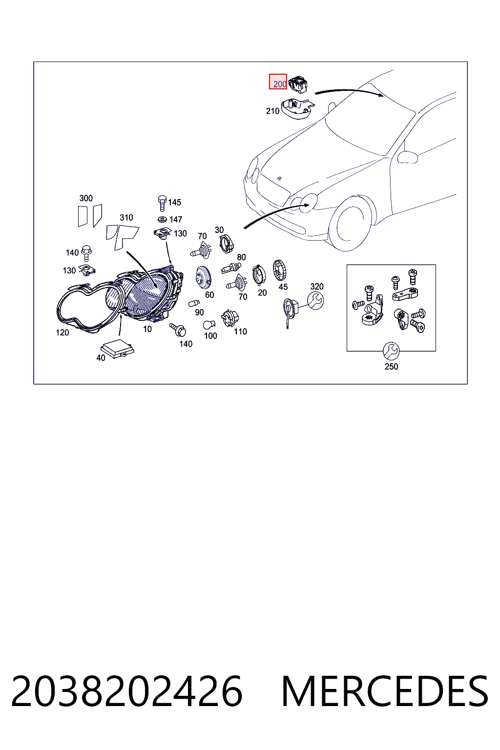 2038202426 MERCEDES
