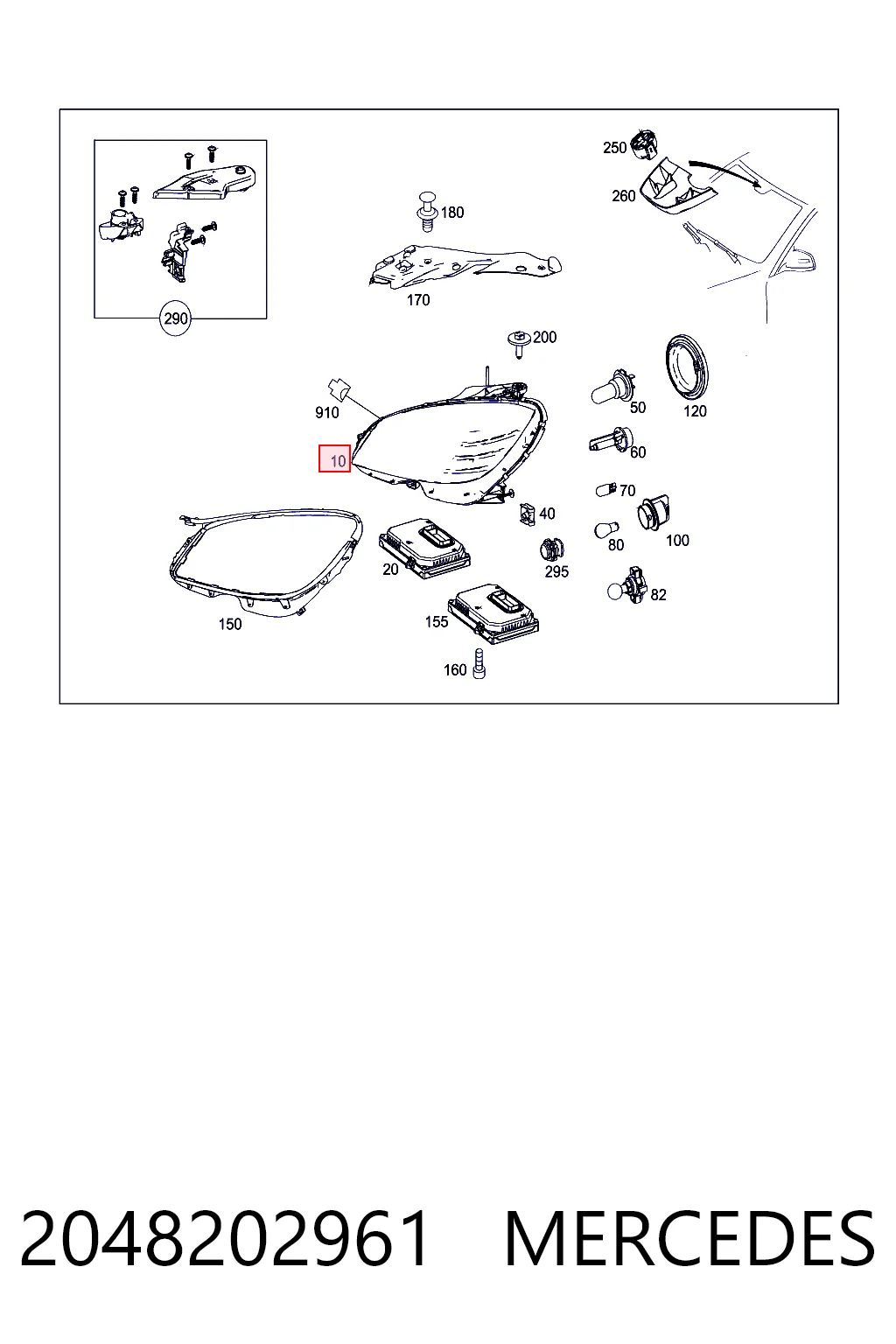 2048202961 Mercedes Faros