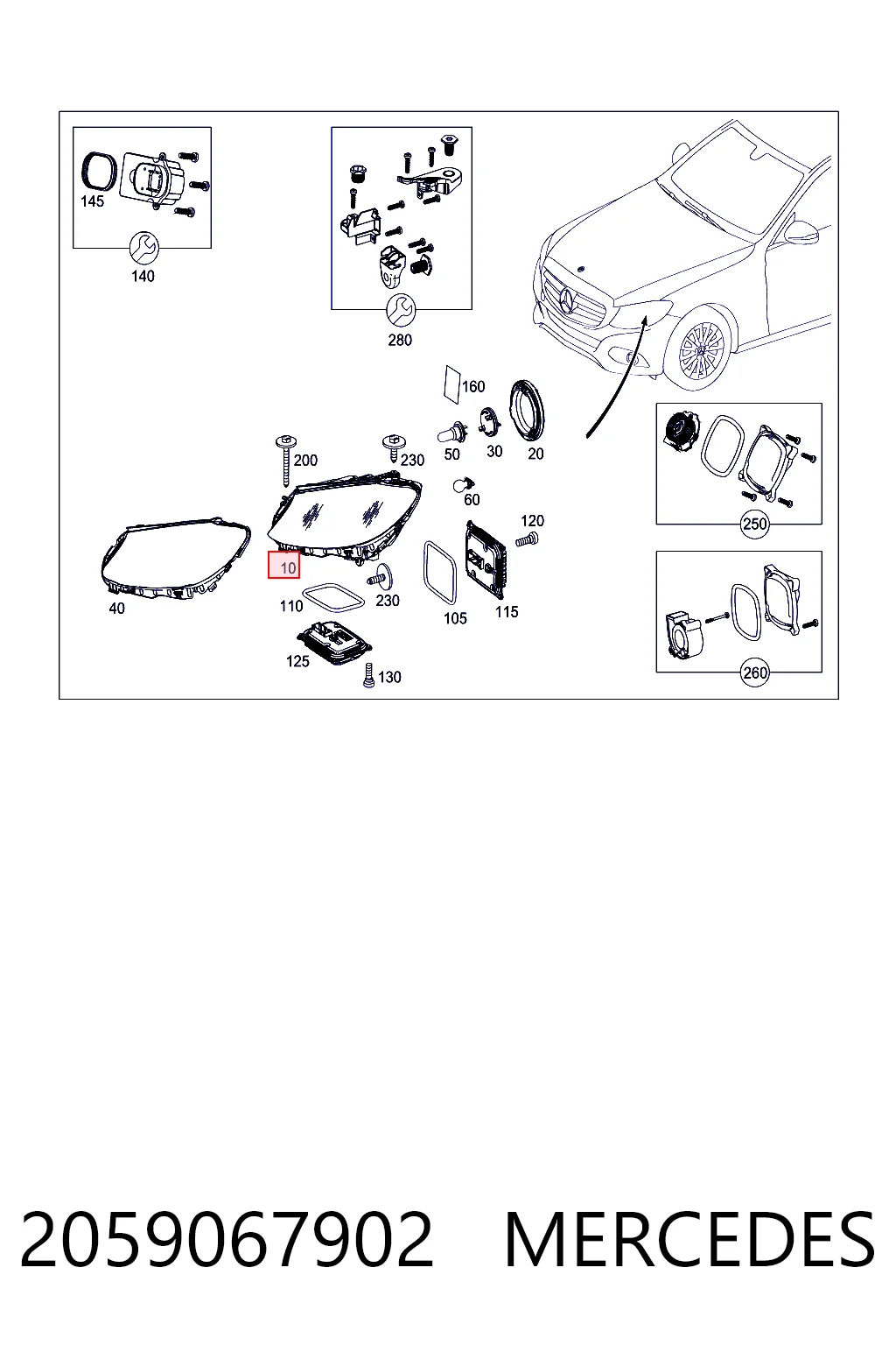 2059067902 Mercedes Faros