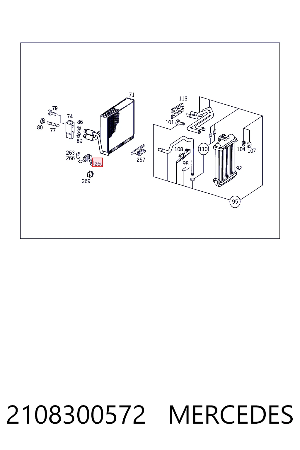 Comprar Sensor de temperatura del aire interior Mercedes E  W210 a bajo precio