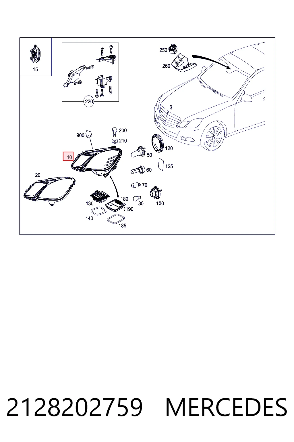 2128202759 Mercedes Faros