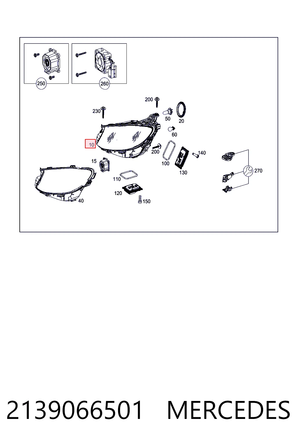2139066501 Mercedes Faros