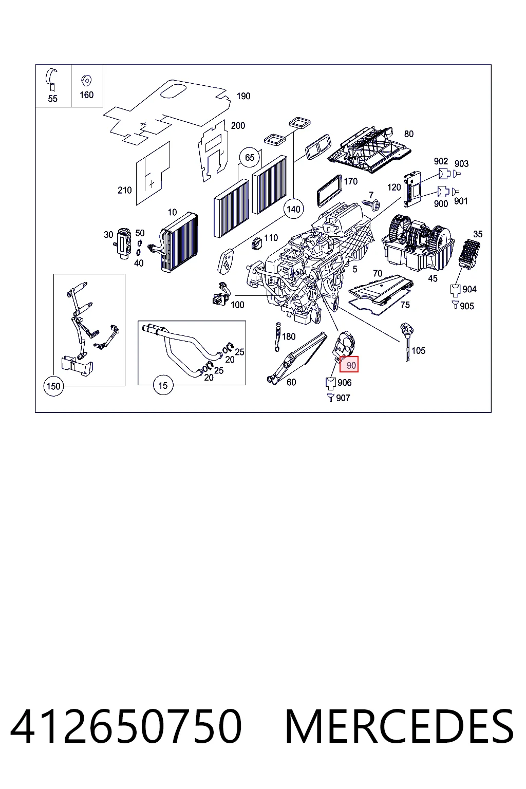 Actuador de сompuerta de сalefacción Audi A4 B8