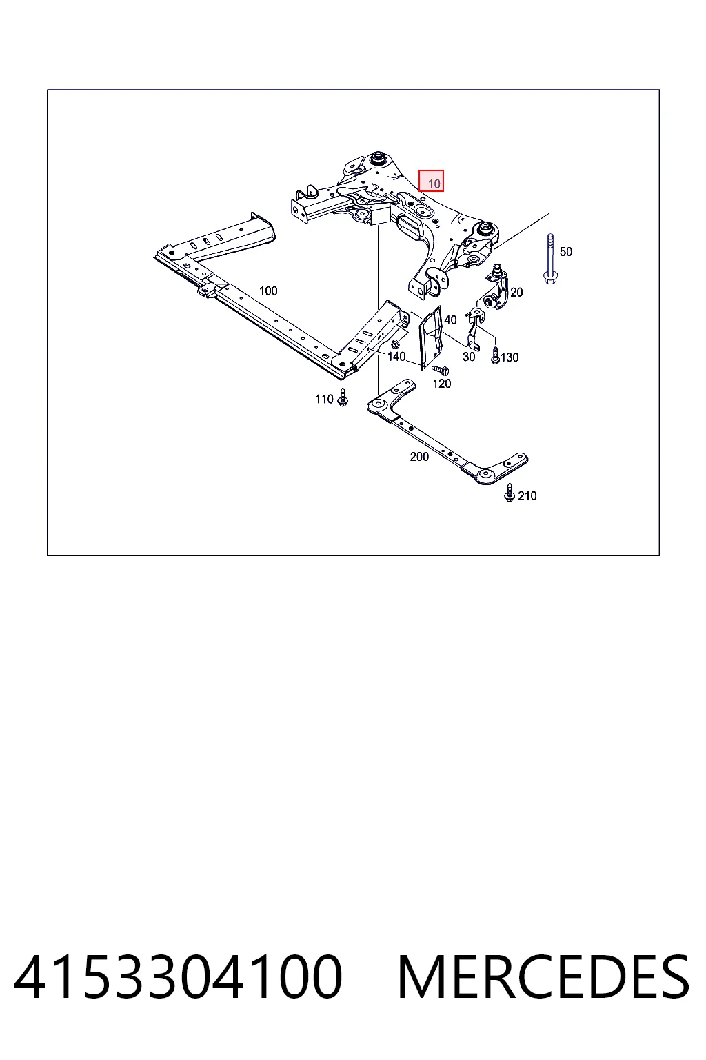 Buje silencioso del subchasis delantero 8200586806 Renault (RVI)