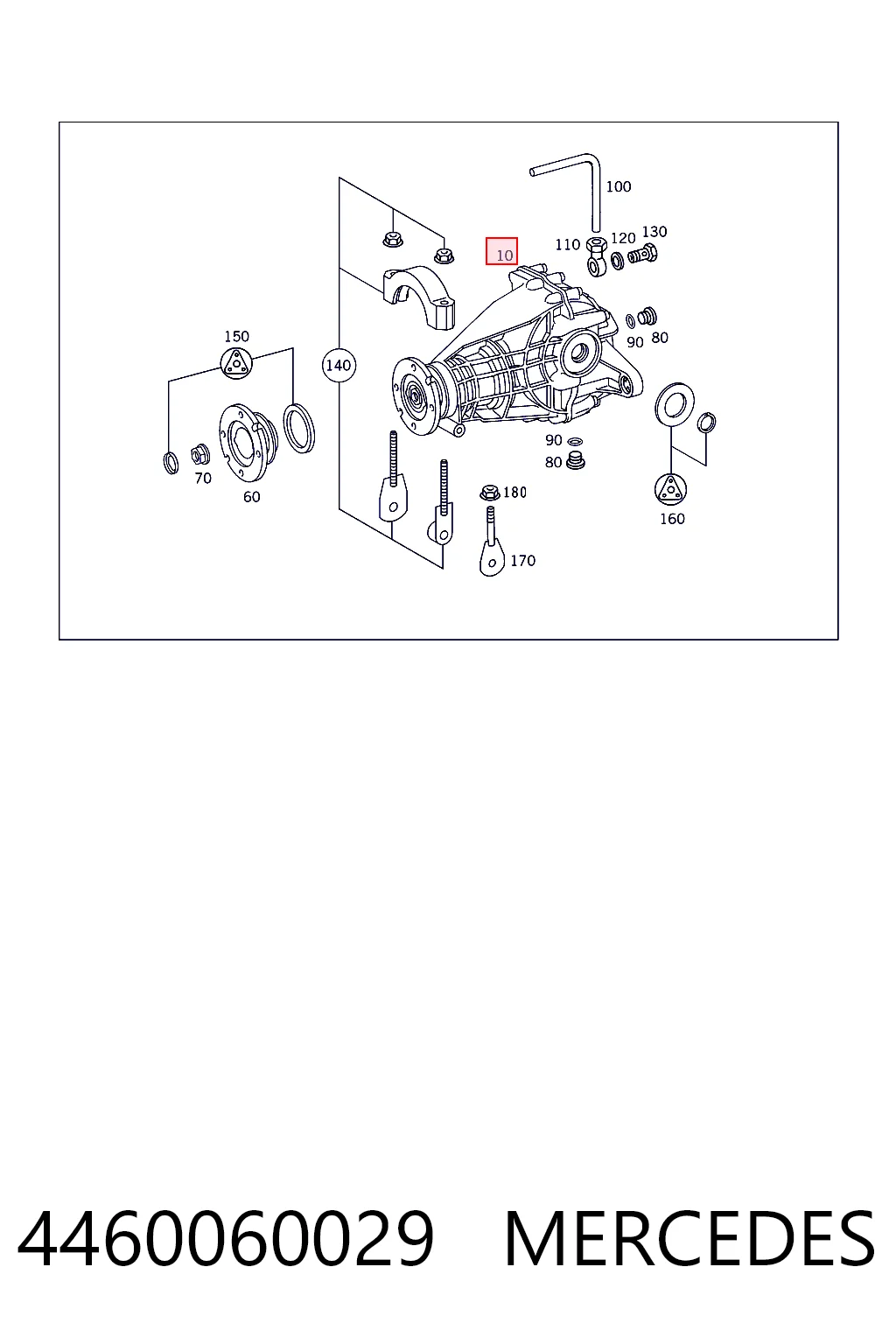 Grupo trasero para Mercedes ML/GLE  W163