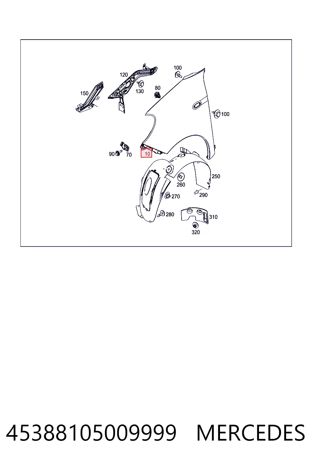 Aleta delantera izquierda Smart FORFOUR hatchback (453) (2014 - 2026) precio, desde 103,23 EUR