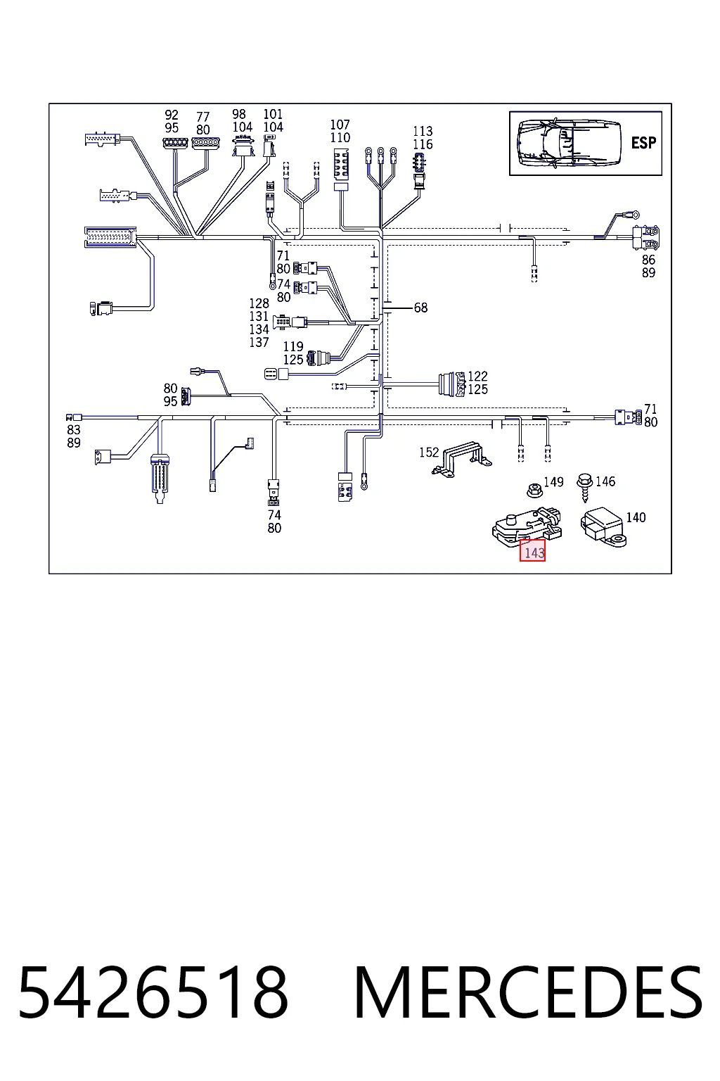 0265005201 Bosch Sensor de aceleración lateral (ESP)
