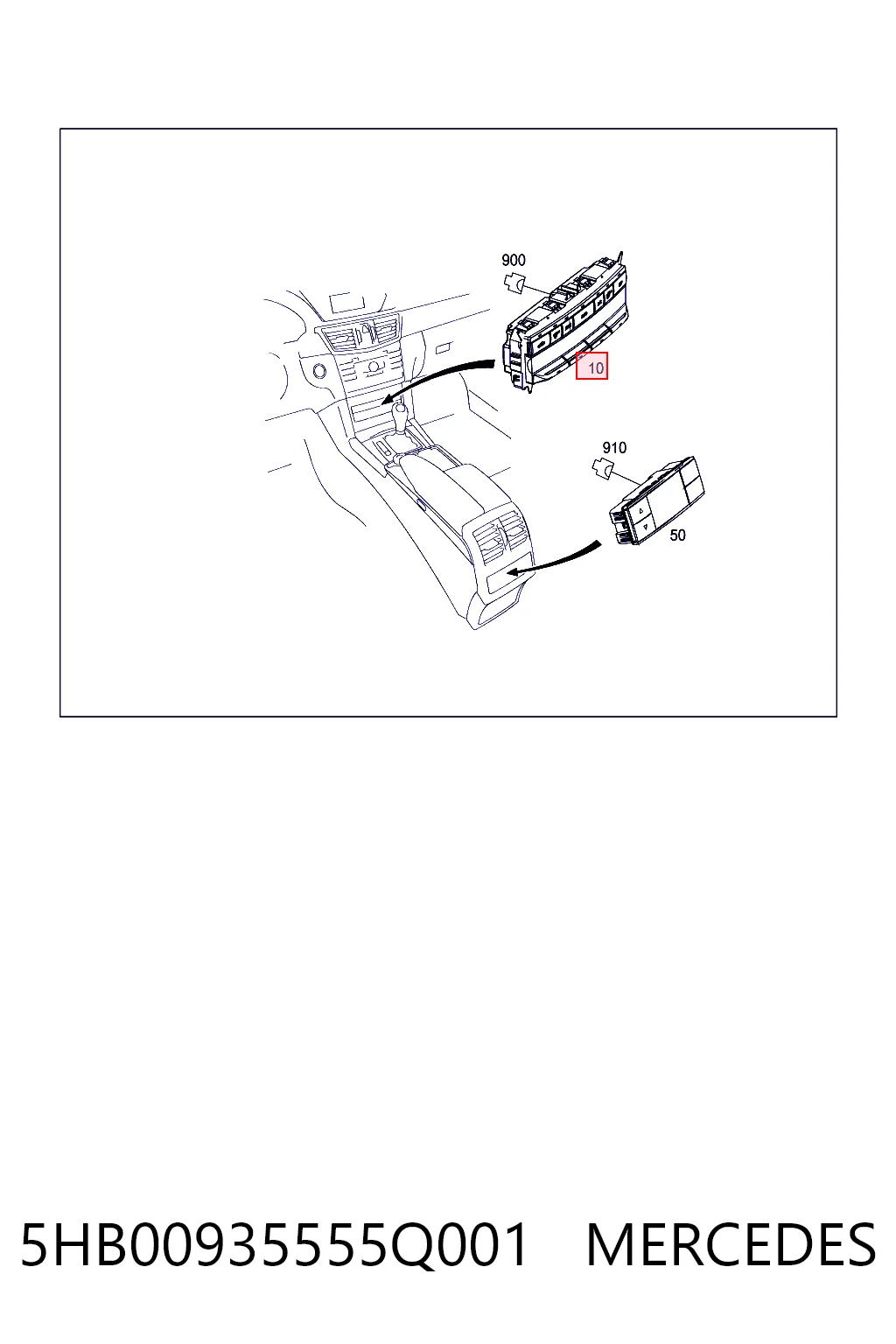 Comprar Unidad de control aire acondicionado Mercedes E  W212