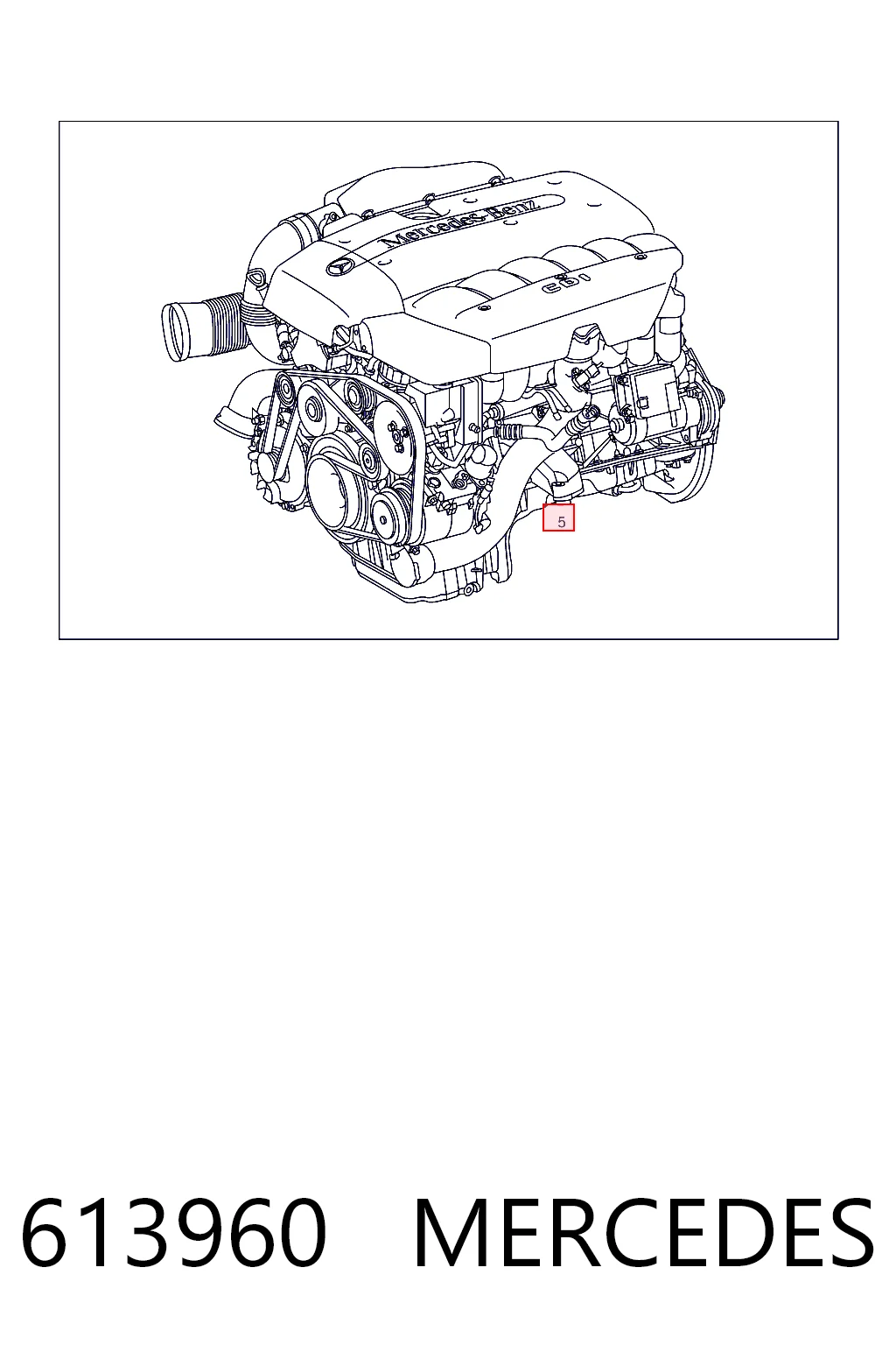 Motor completo para Mercedes E  S210