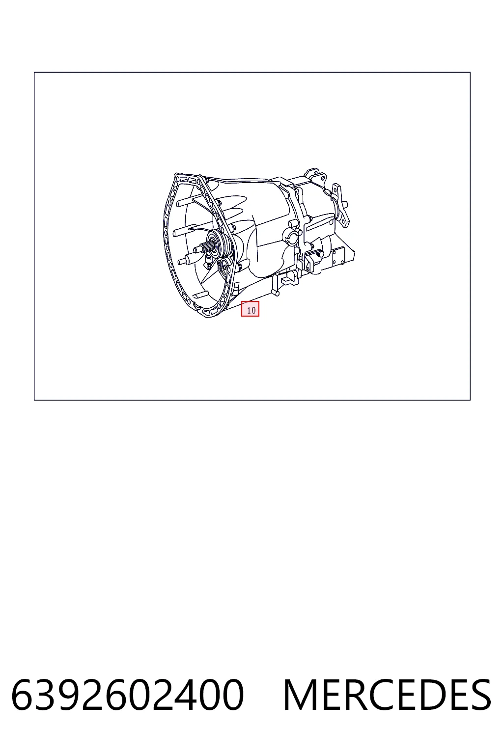 Transimisión manual para Mercedes Vito II 639