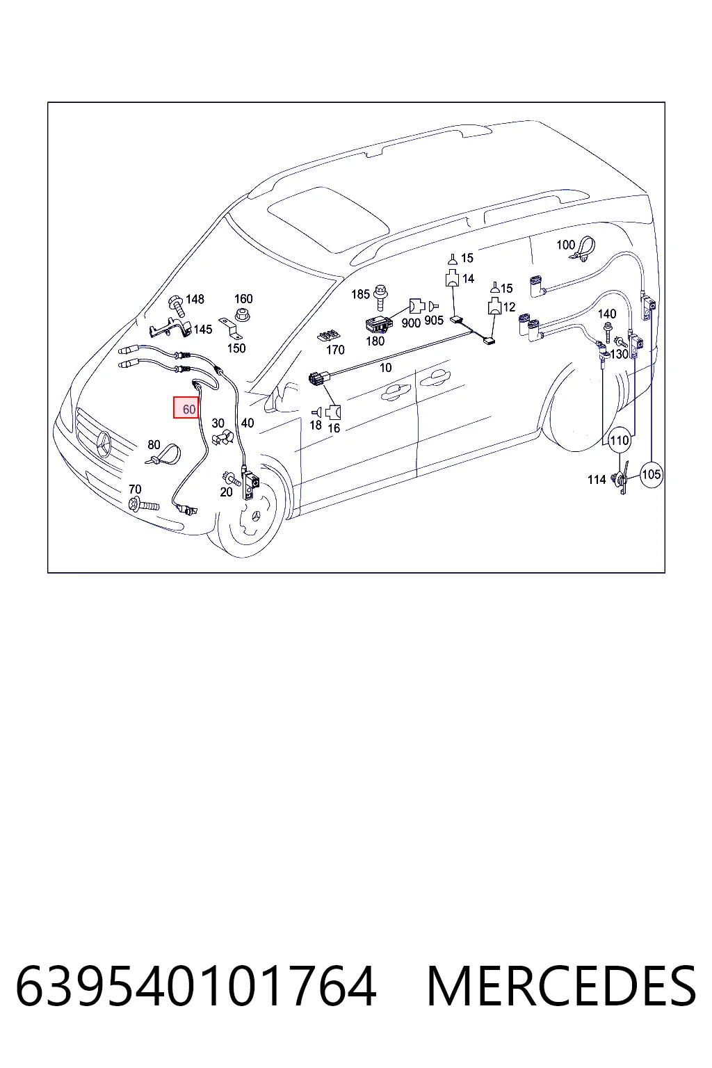 Sensor ABS de rueda delantera Mercedes Viano  desde 32,93 €