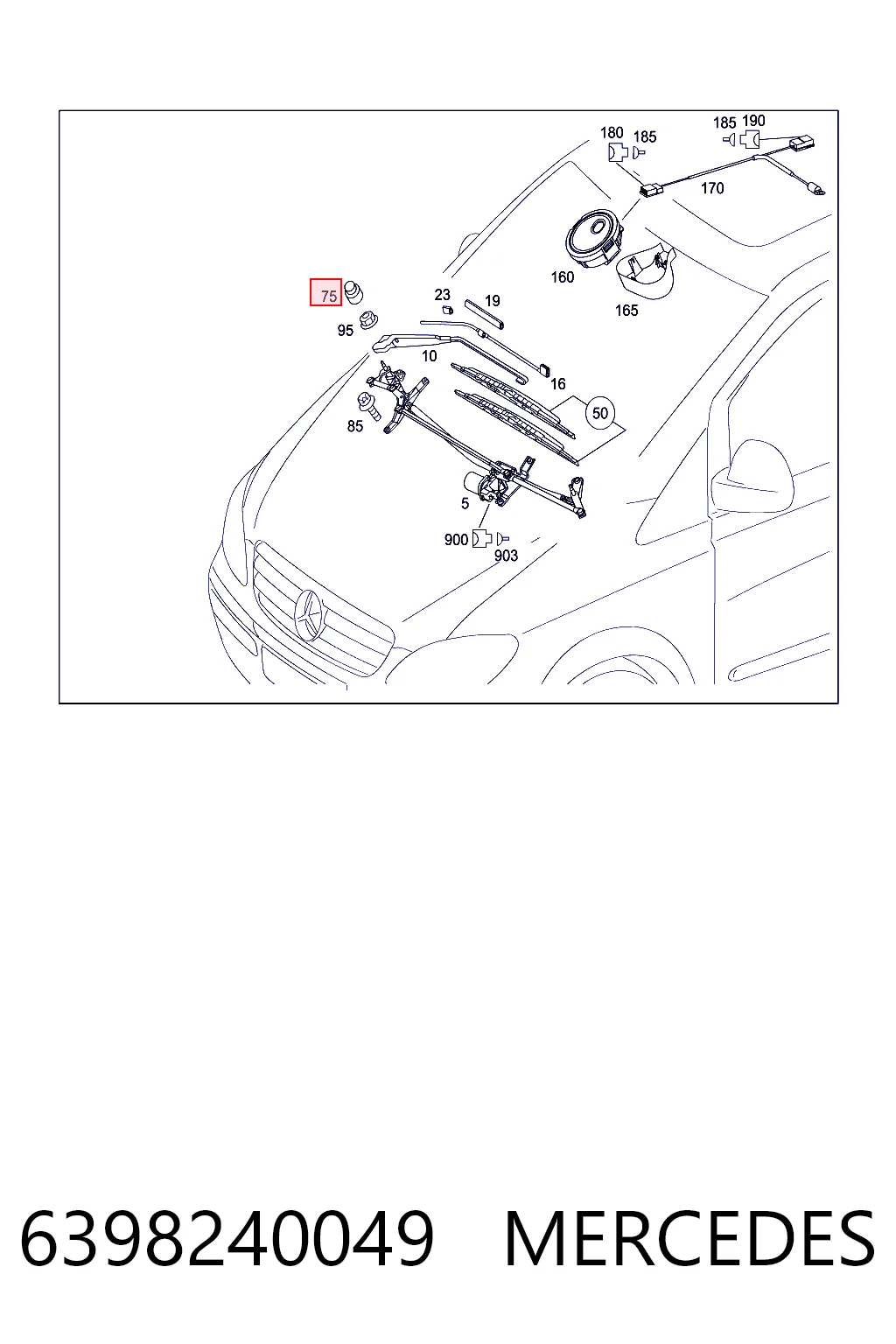 6398240049 Mercedes 
