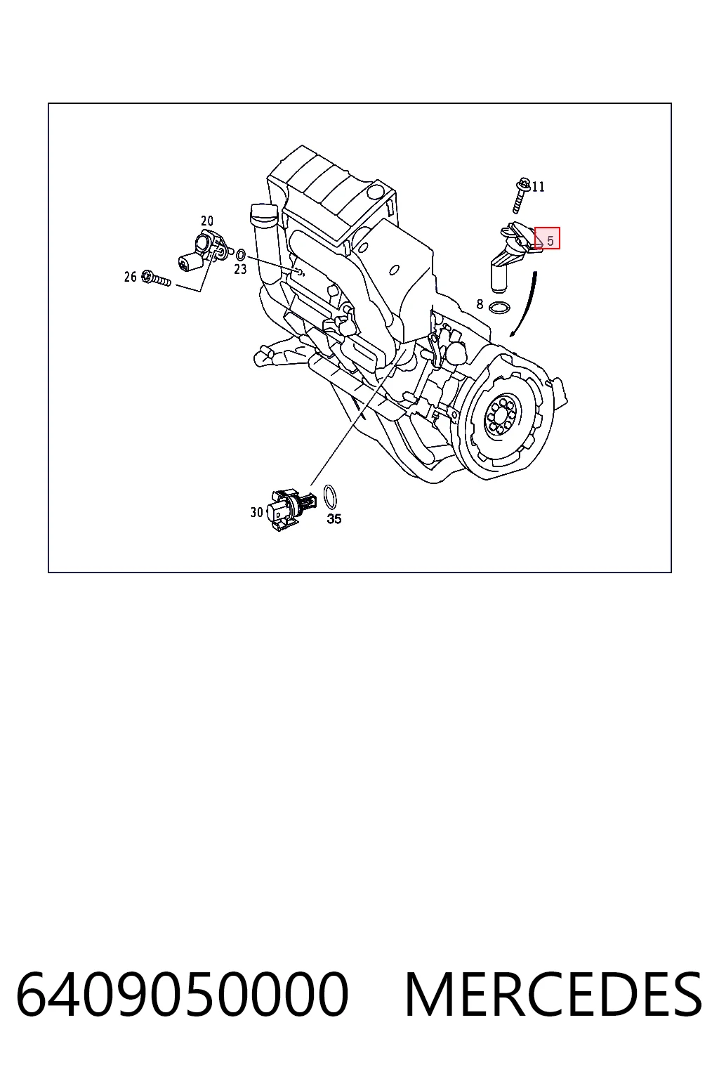 6409050000 Mercedes Sensor de nivel de aceite
