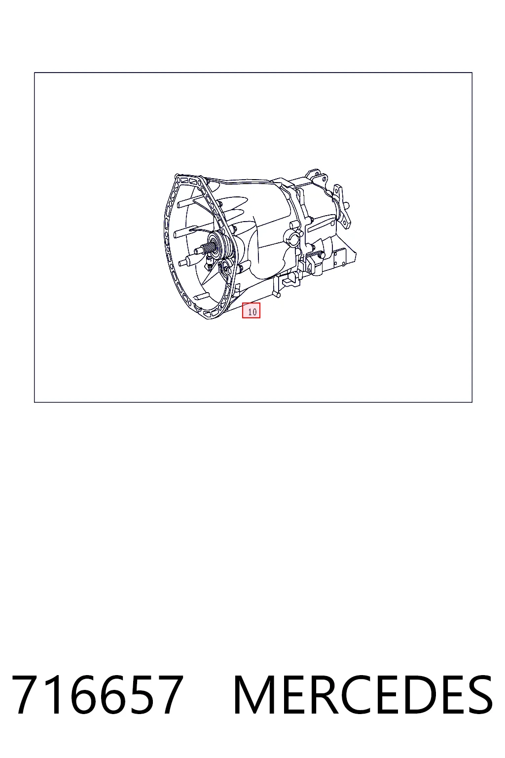 Transimisión manual para Mercedes C  W204