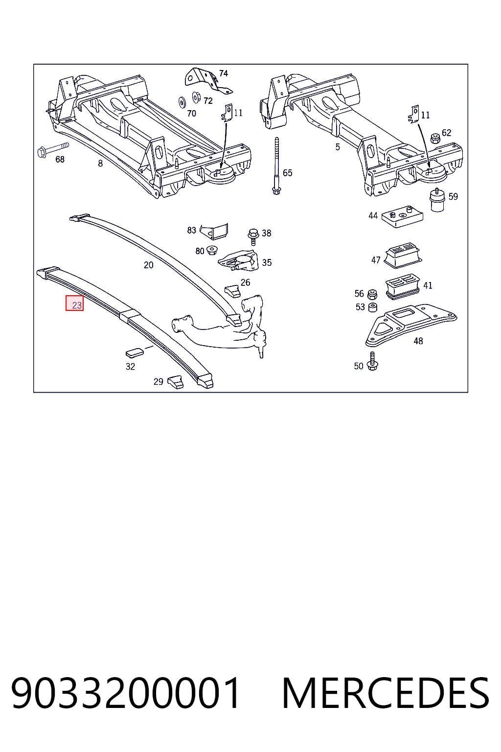 Comprar RP33704000 Goodrem Ballesta de suspensión delantera