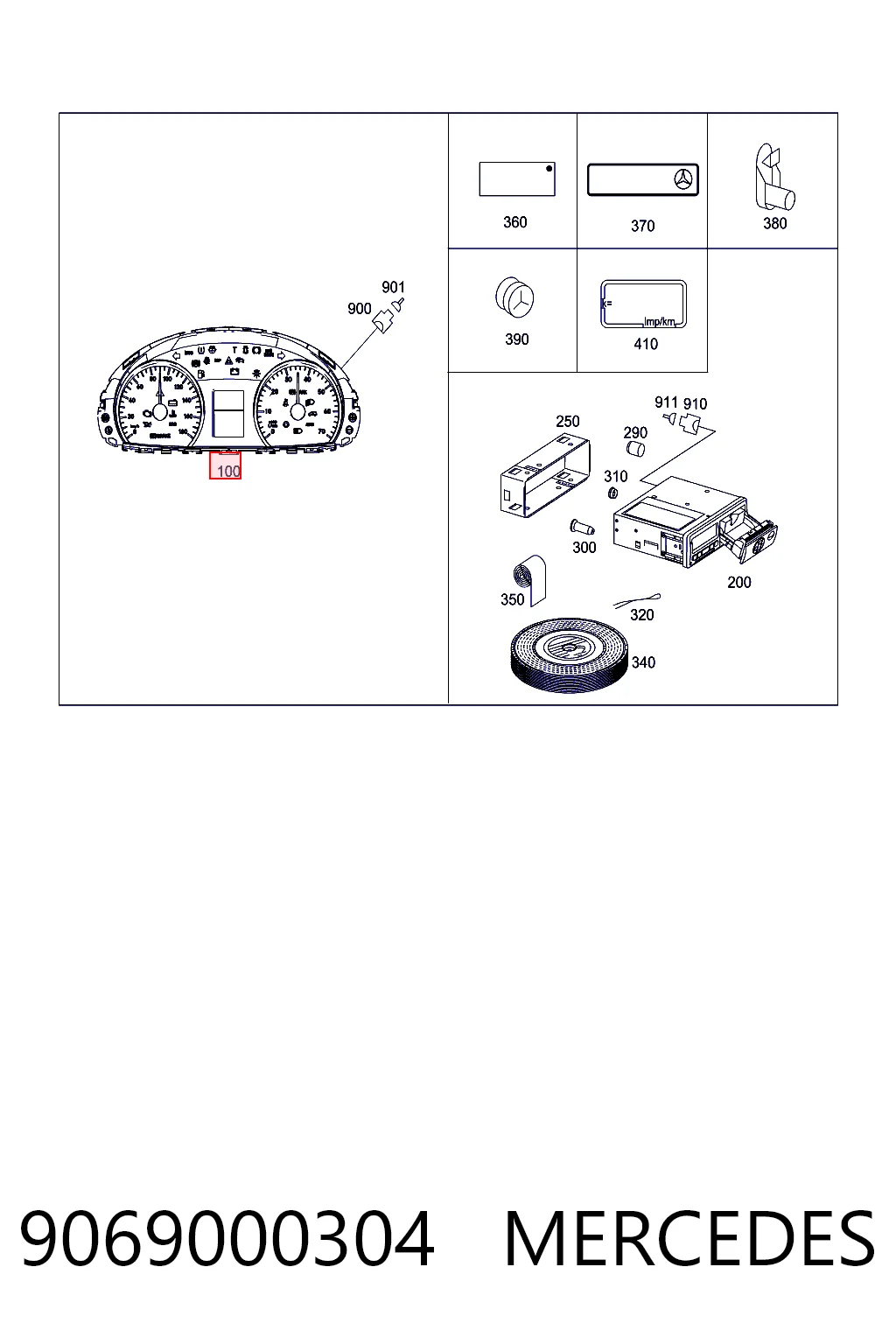 9069000304 Mercedes