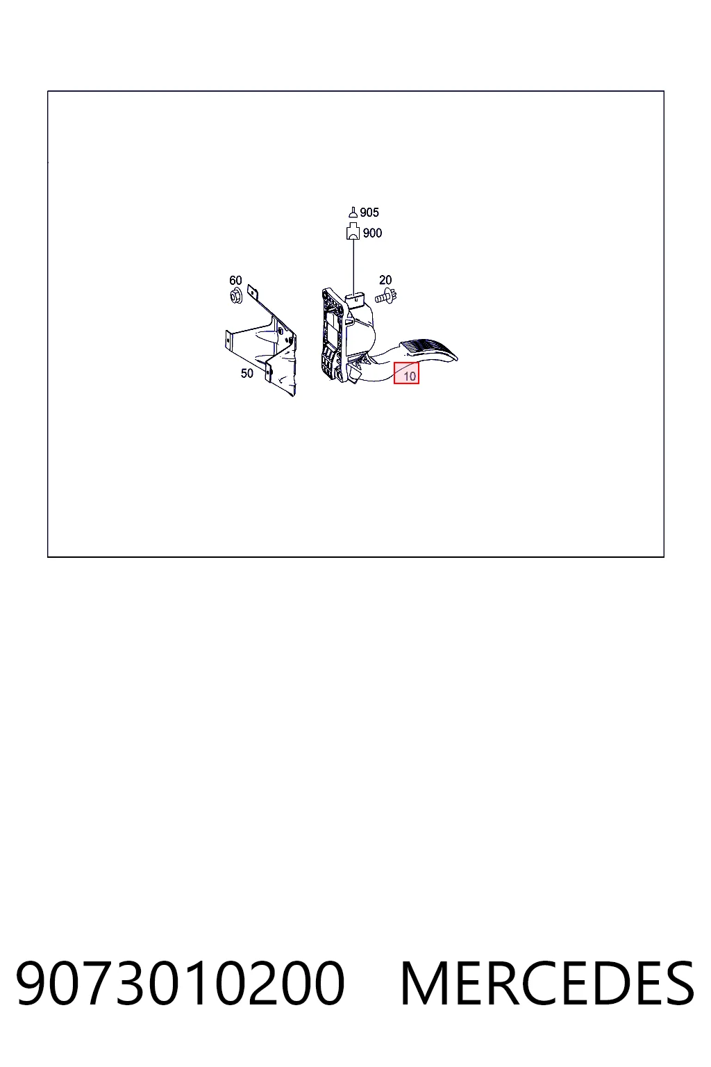 Comprar Pedal del acelerador Volkswagen Crafter 30-35 2E, 2EE, 2EK