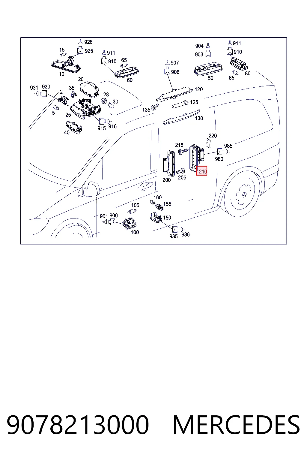 9078213000 Mercedes