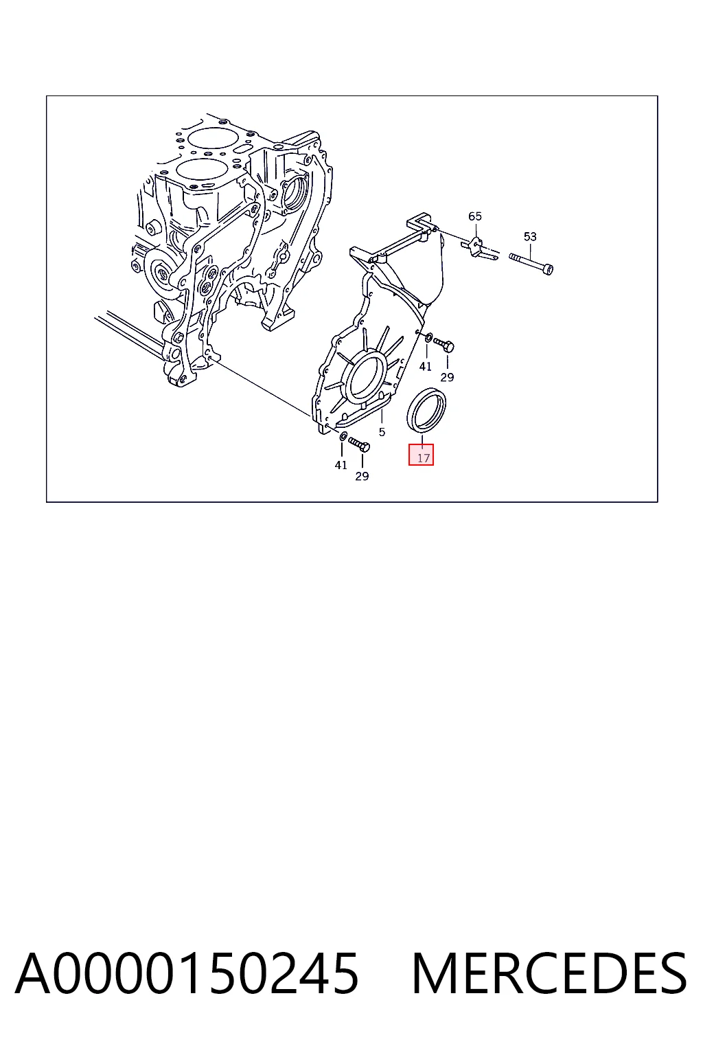 Comprar 7700695940 Renault (RVI) Retén de cigüeñal