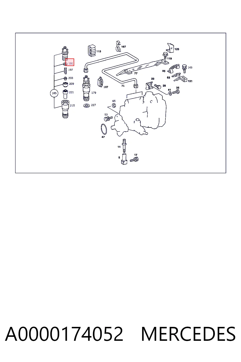 A0000174052 Mercedes