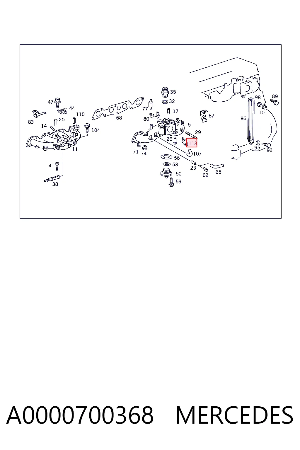 A0000700368 Mercedes