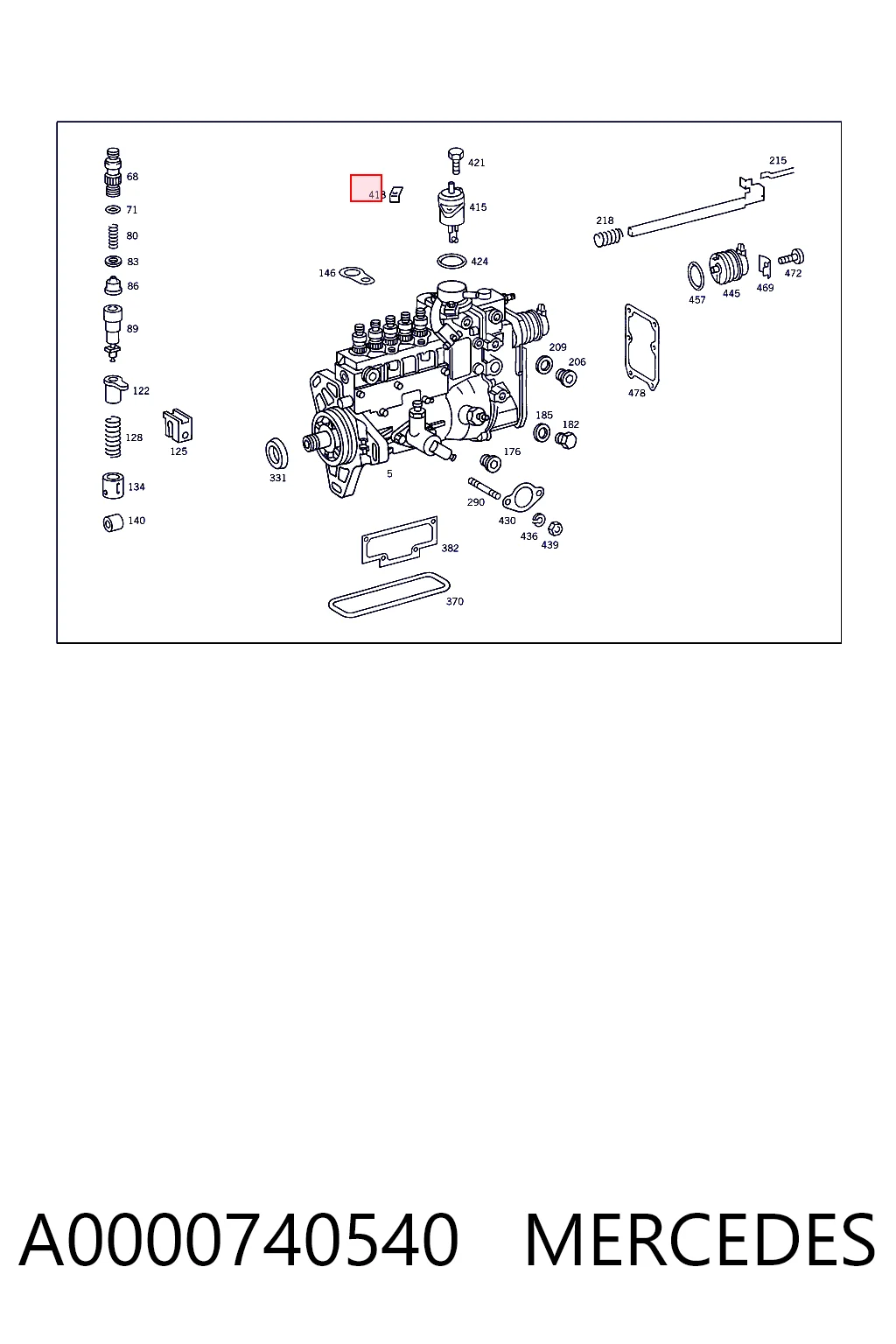 A0000740540 Mercedes