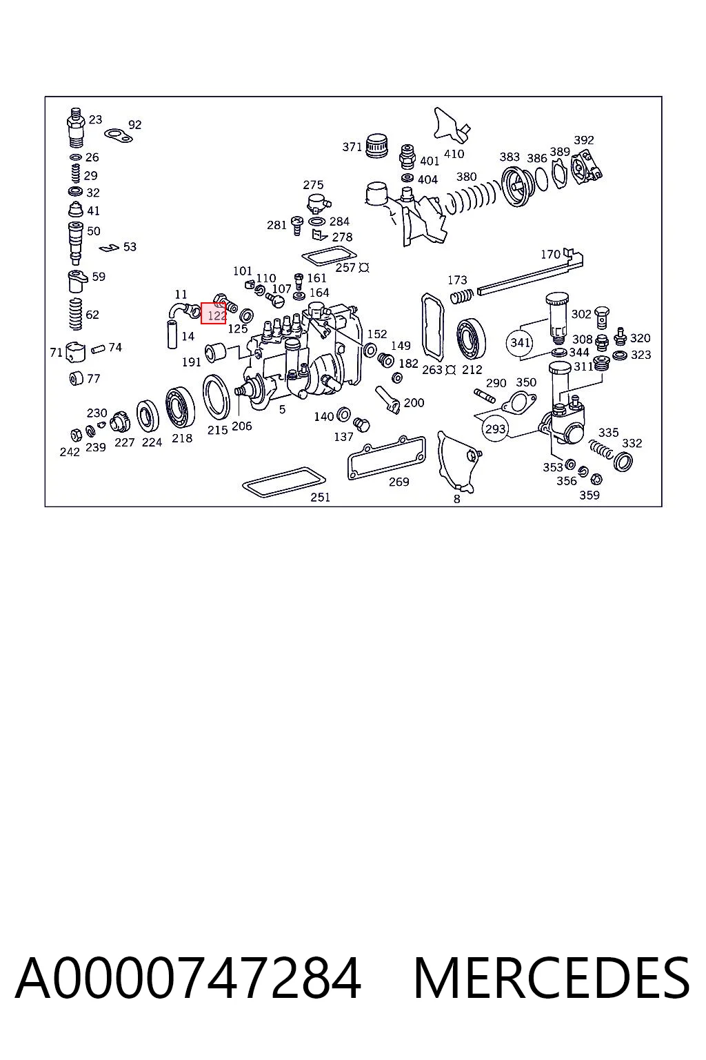 A0000747284 Mercedes