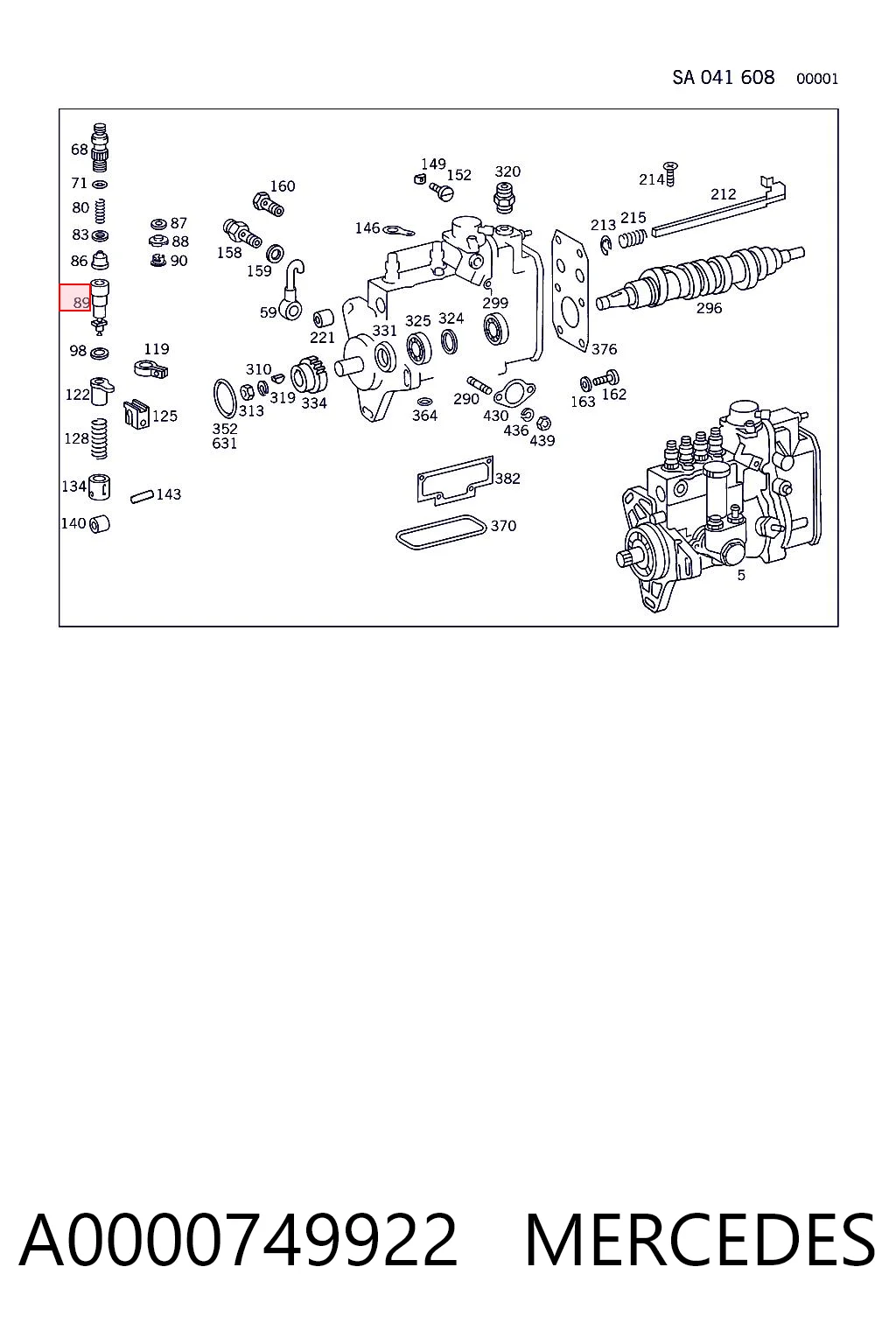 A0000749922 Mercedes