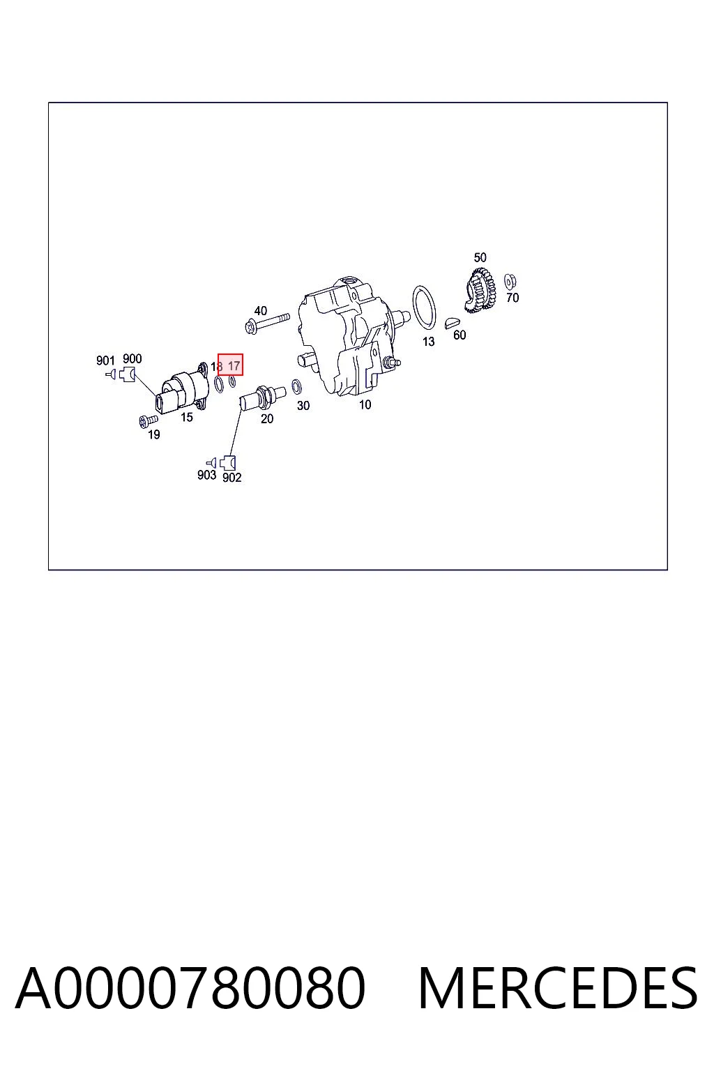 A0000780080 Mercedes