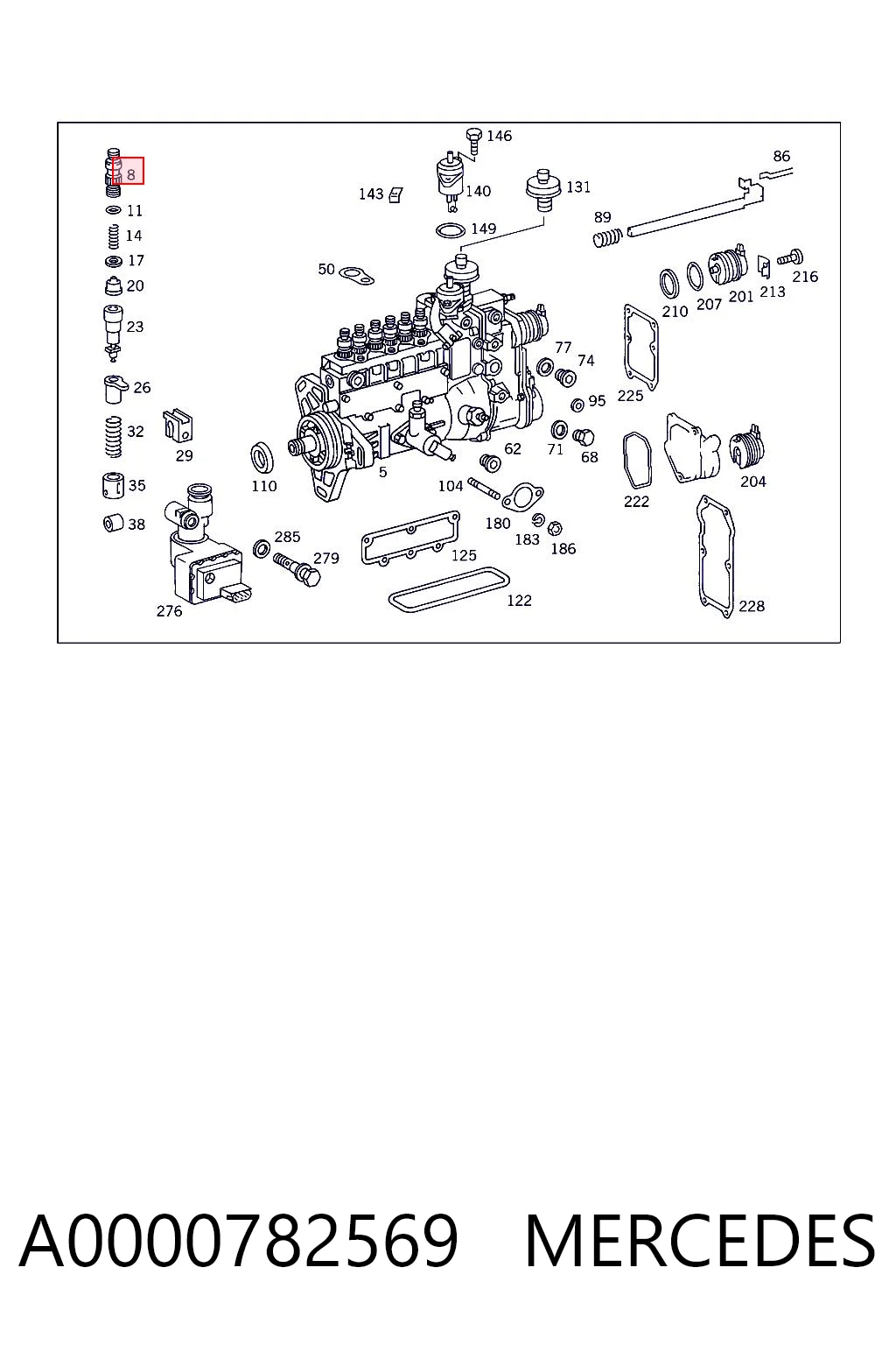 A0000782569 Mercedes