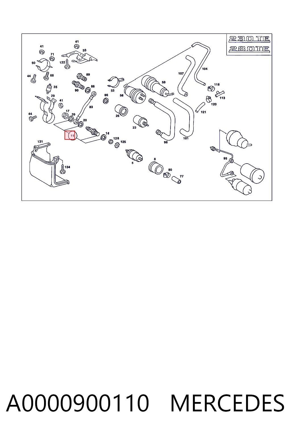 A0000900110 Mercedes