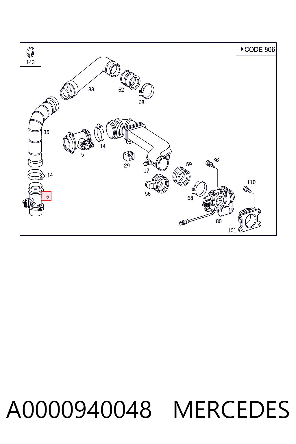 A0000940048 Mercedes