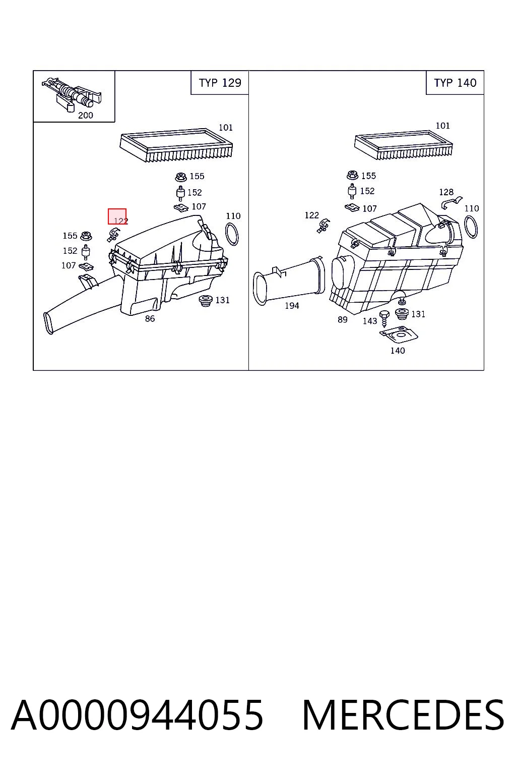 A0000944055 Mercedes
