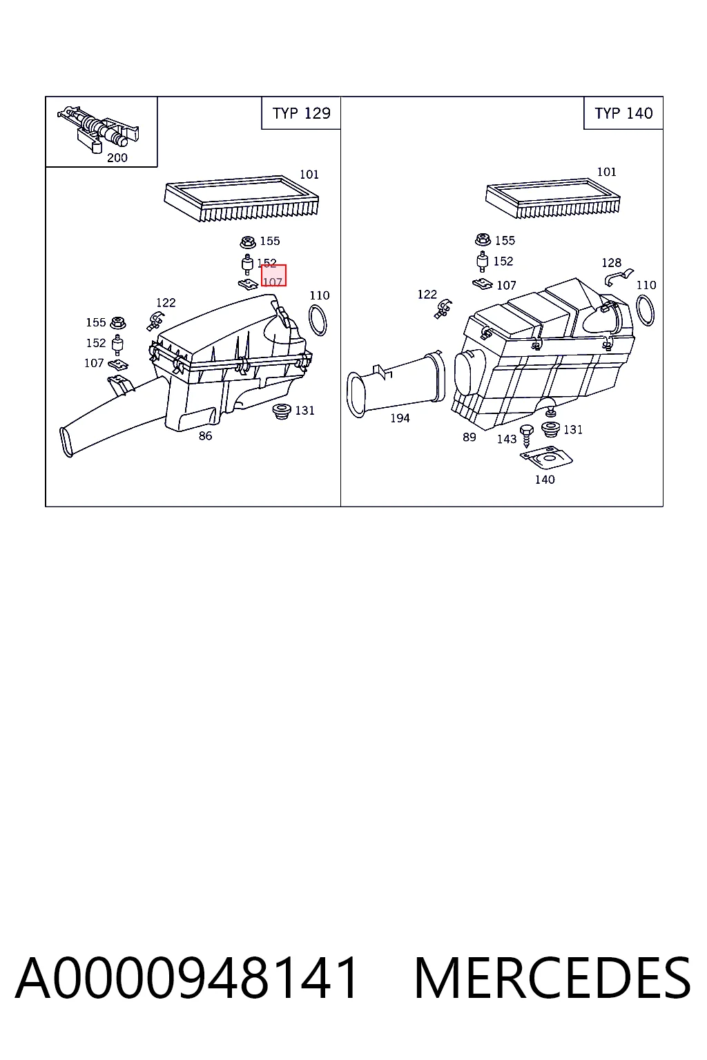 A0000948141 Mercedes