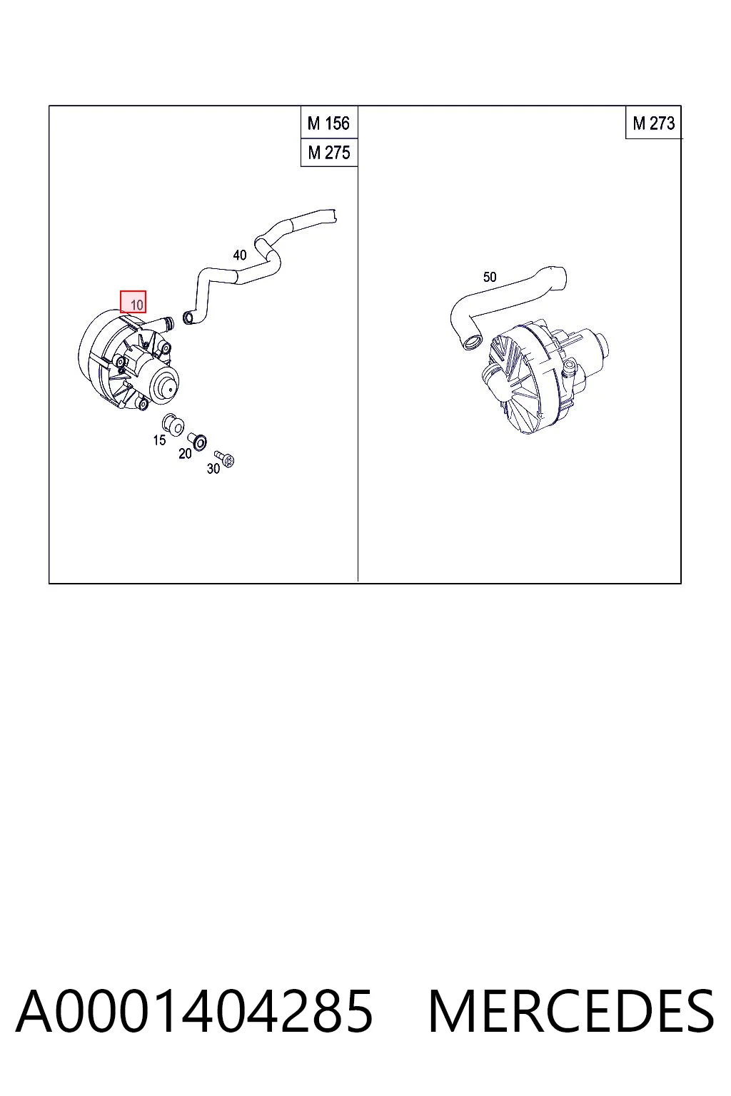 A0001404285 Mercedes Bomba de aire