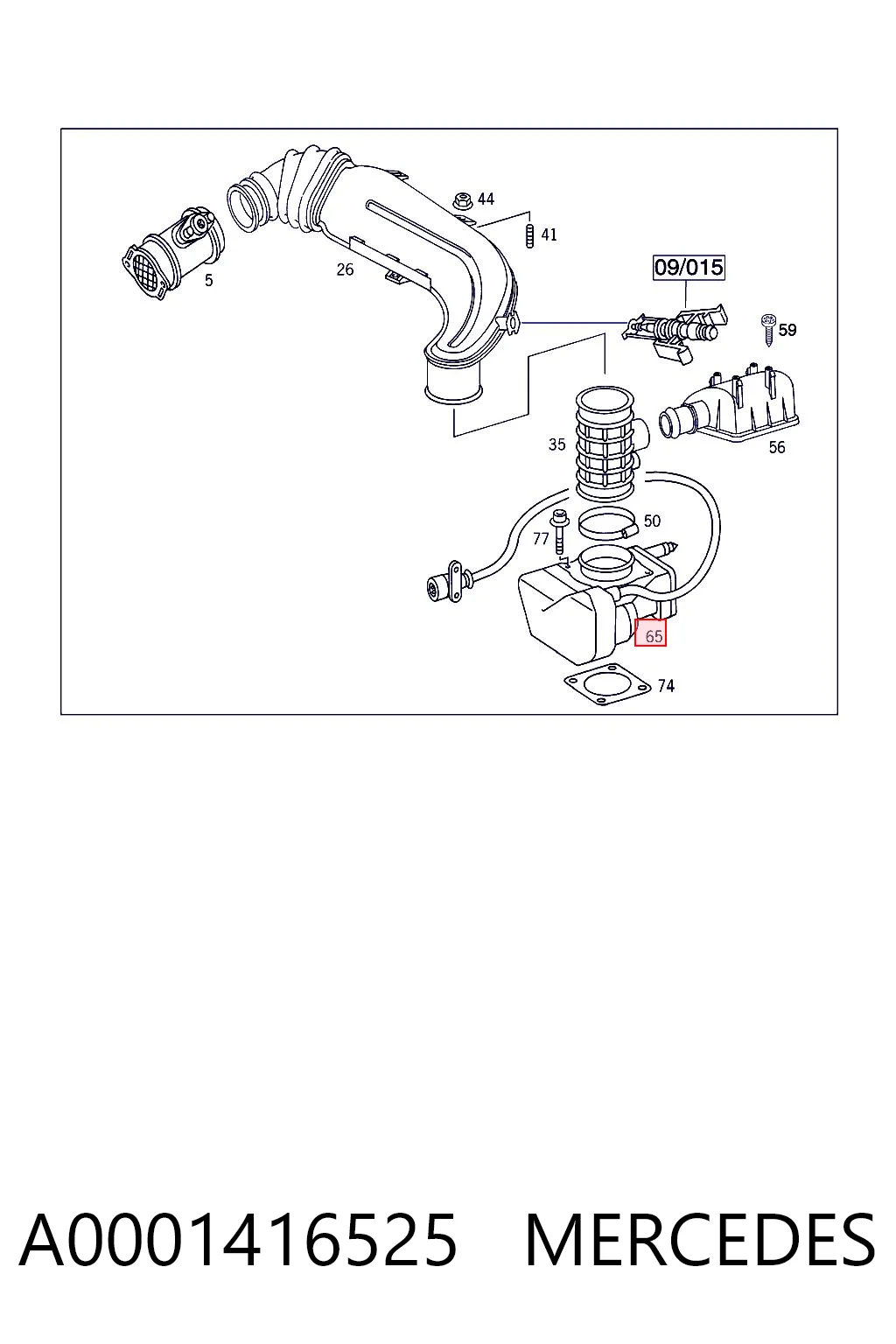 A0001416525 Mercedes