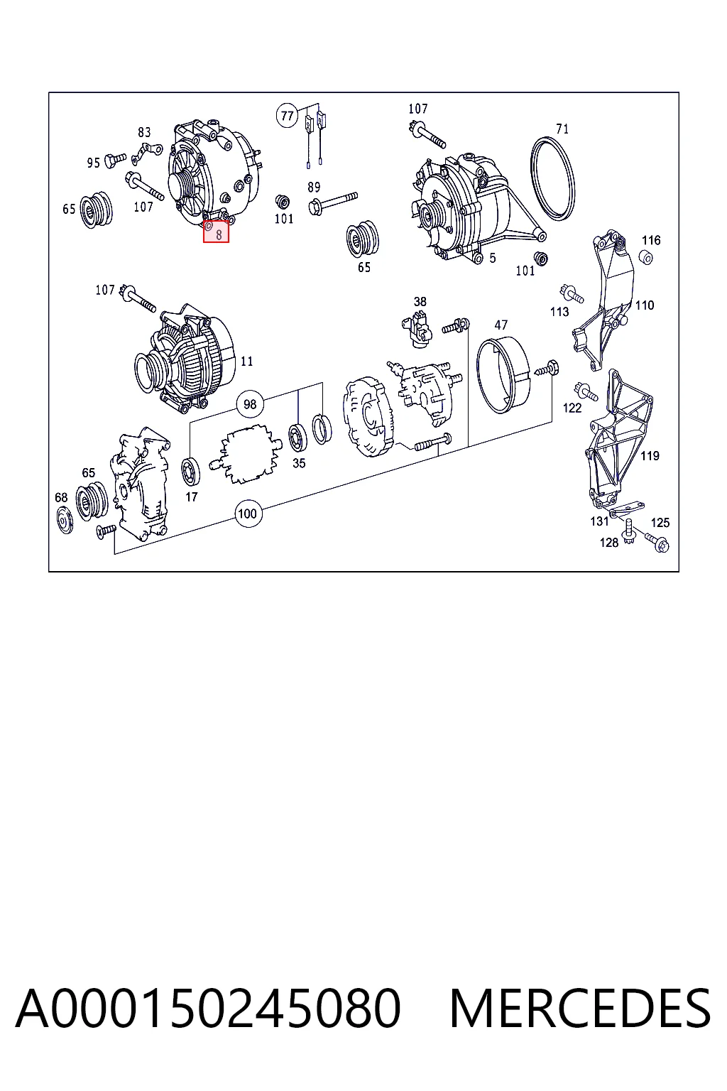 A000150245080 Mercedes