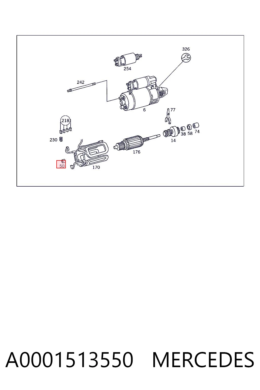 A0001513550 Mercedes