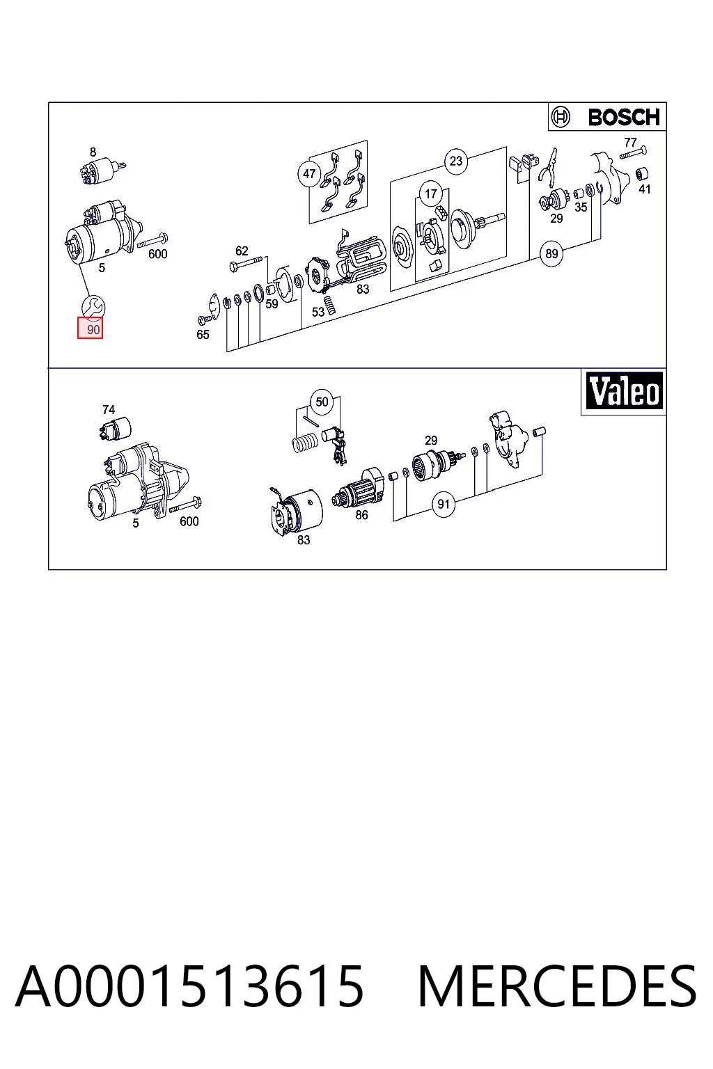 A0001513615 Mercedes