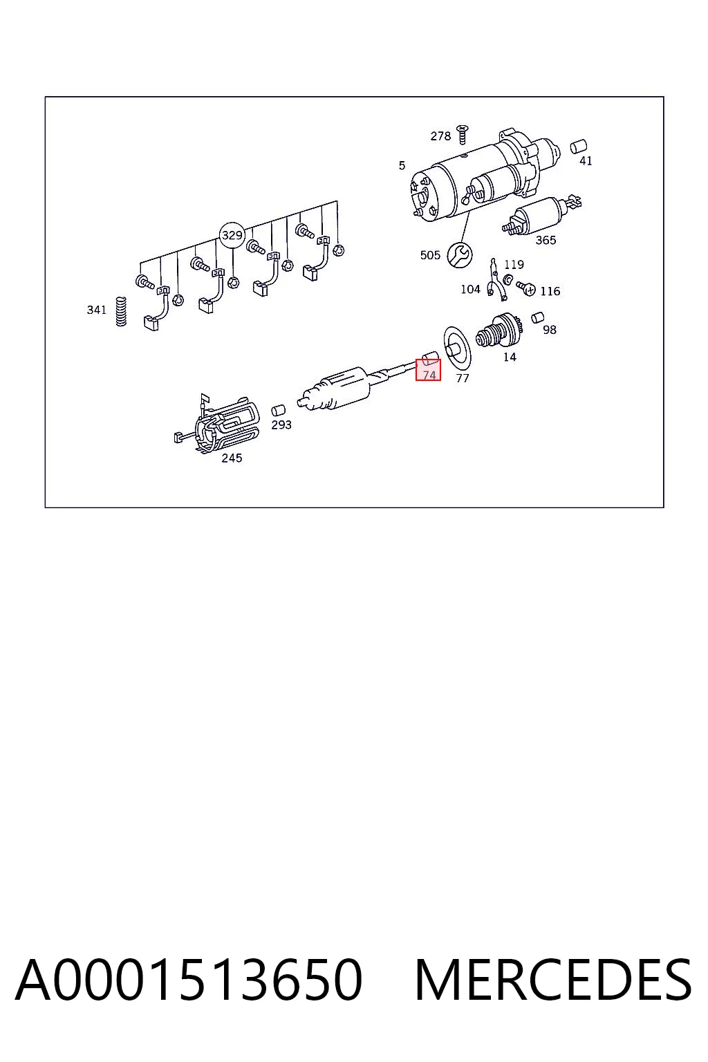 A0001513650 Mercedes