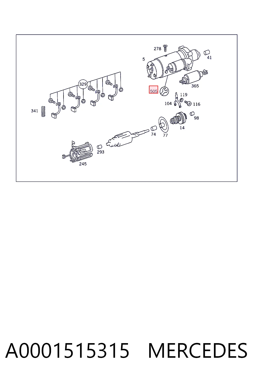 A0001515315 Mercedes