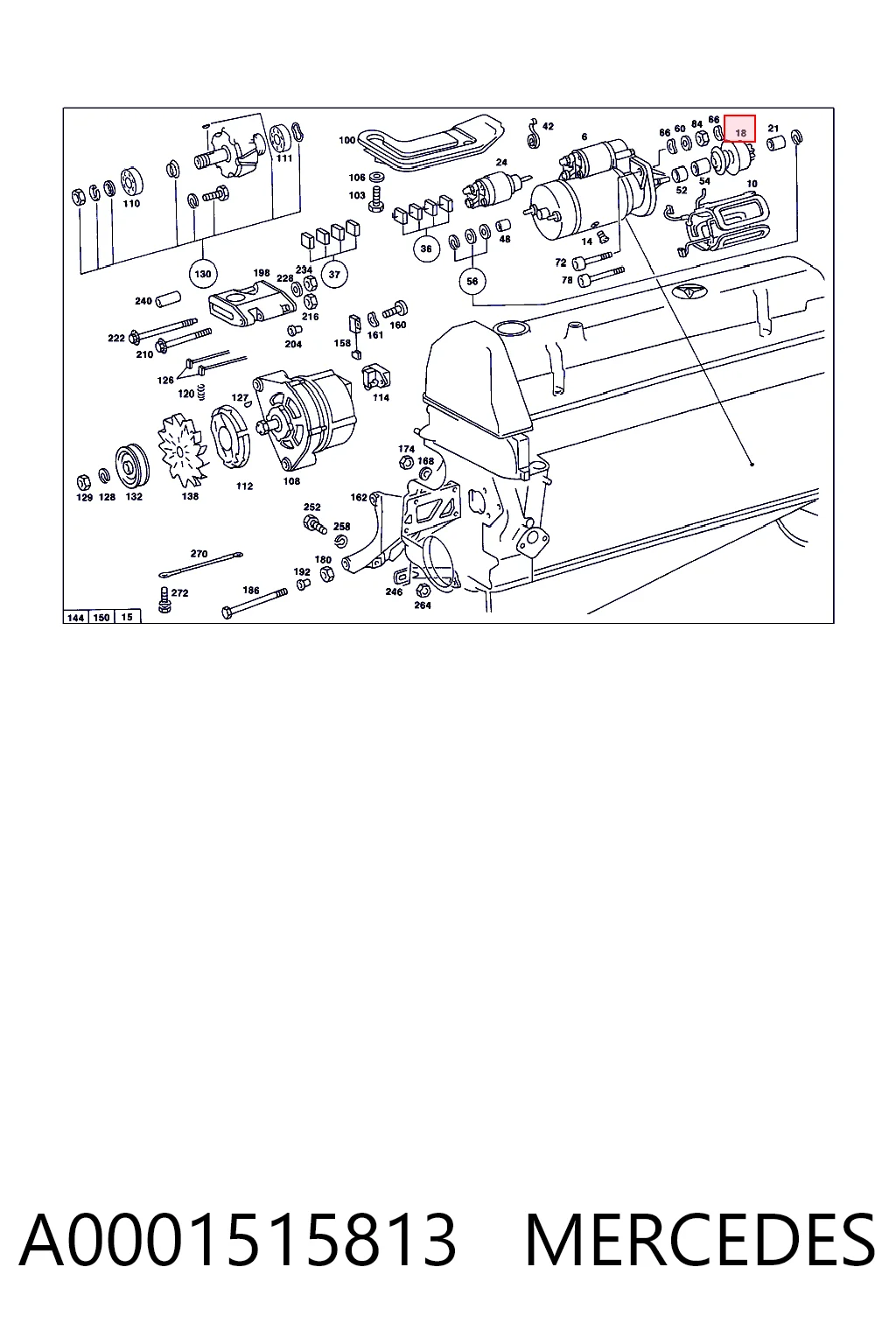 A0001515813 Mercedes