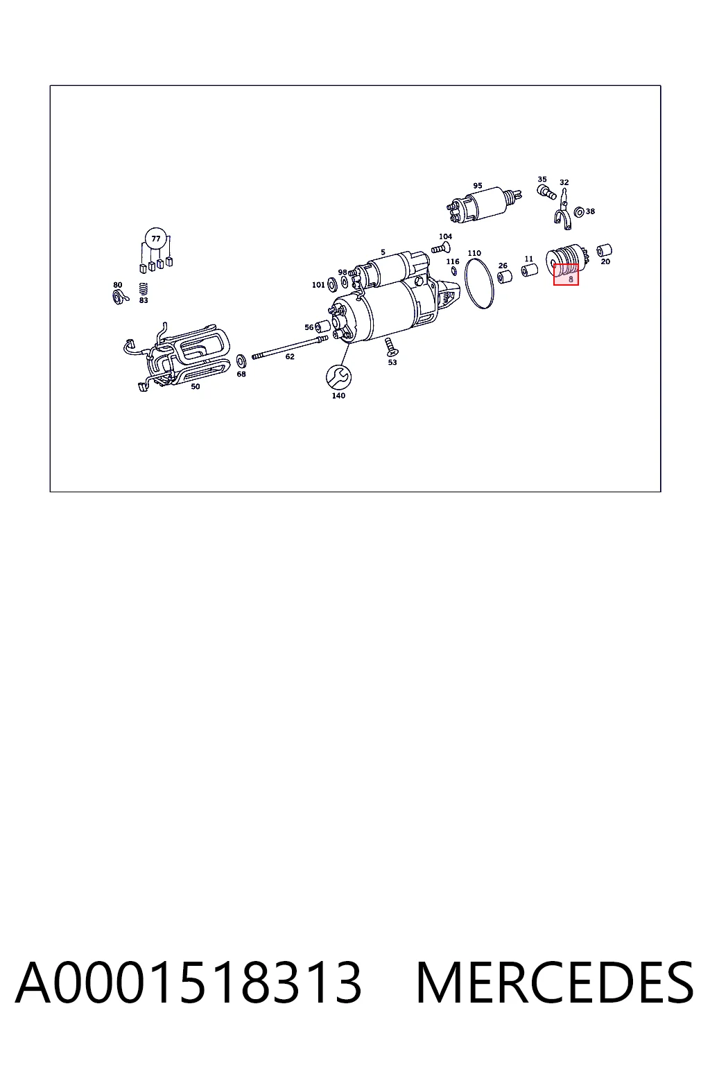 A0001518313 Mercedes
