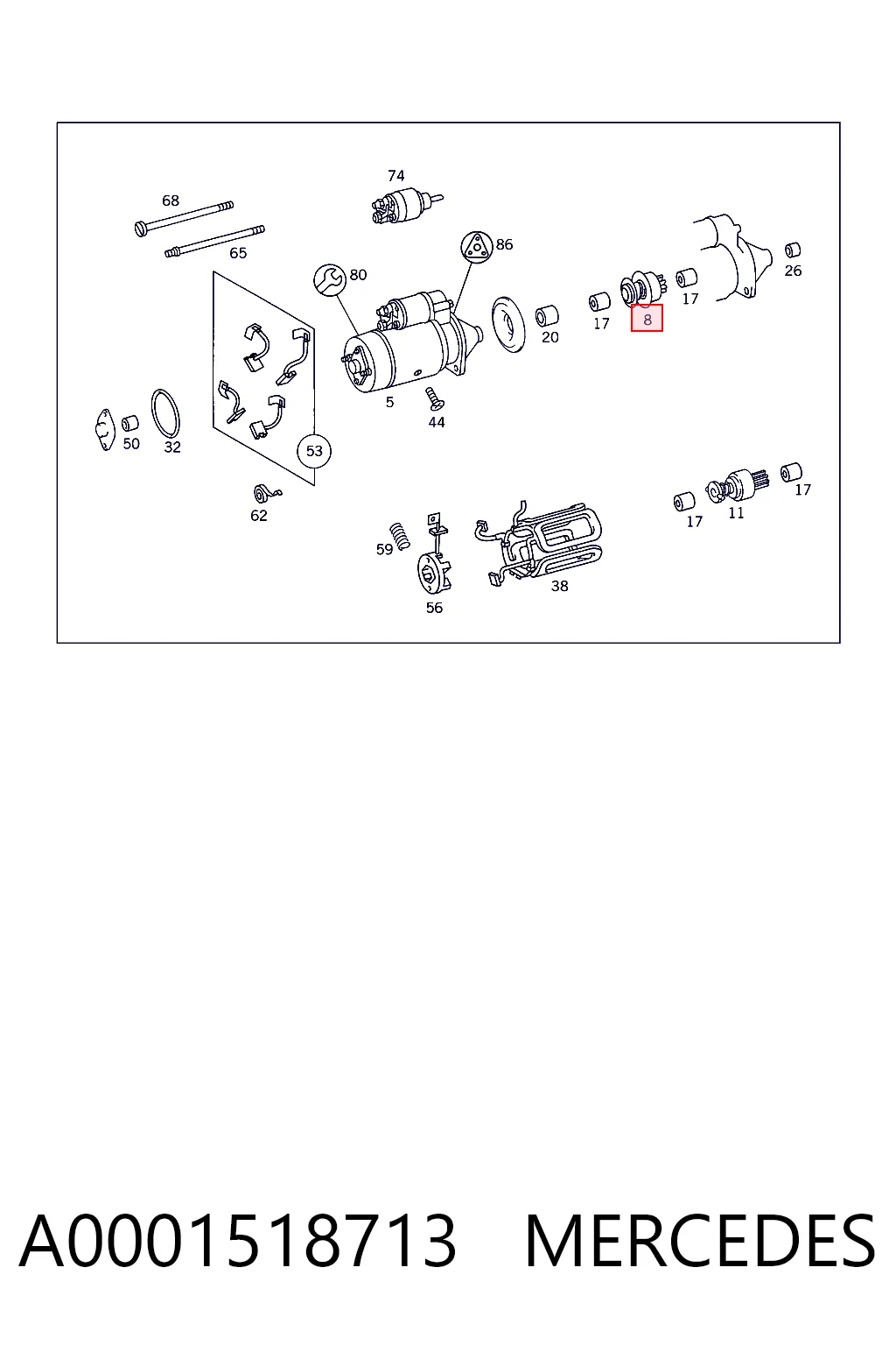 A0001518713 Mercedes