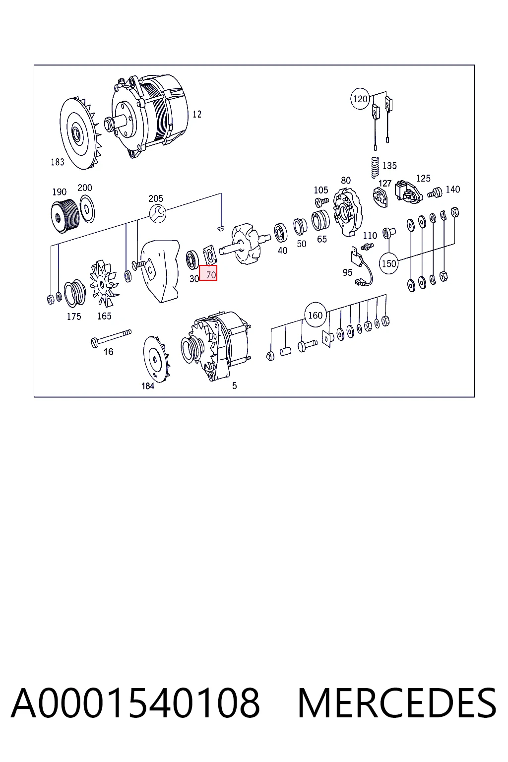 A0001540108 Mercedes