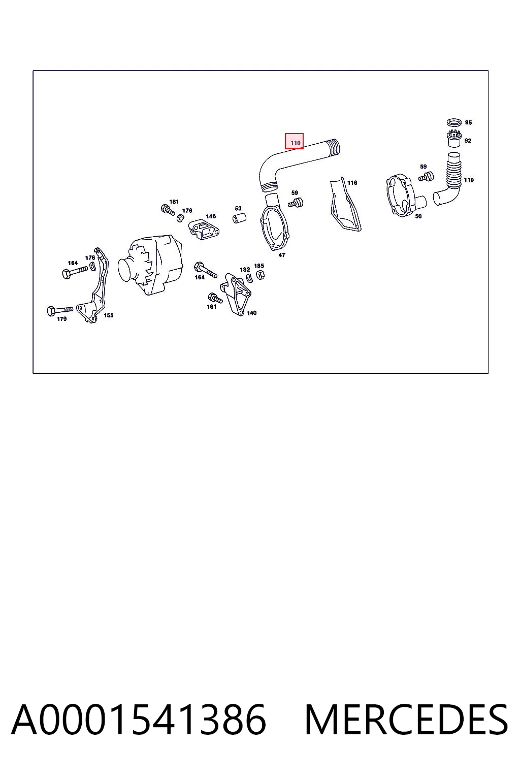 A0001541386 Mercedes