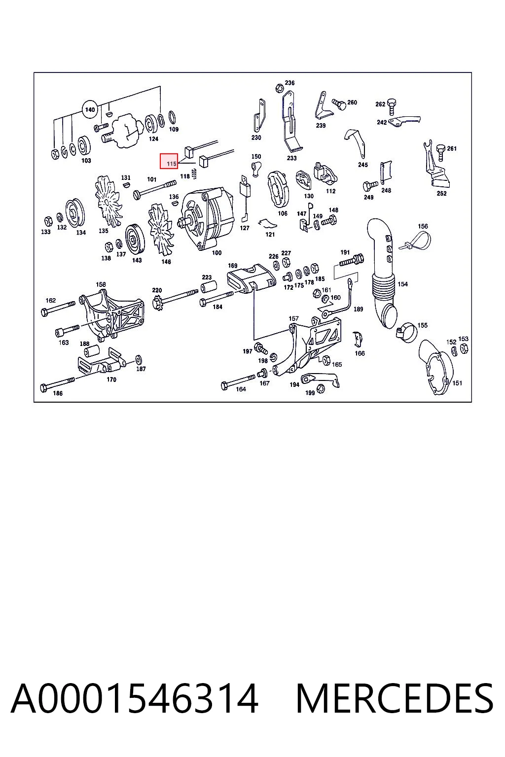 A0001546314 Mercedes