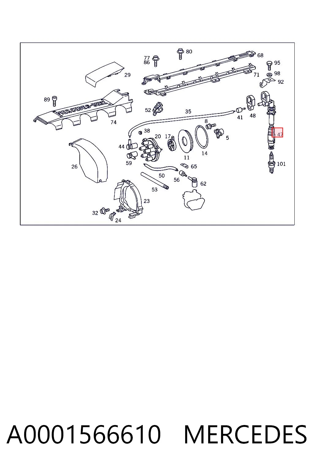 A0001566610 Mercedes