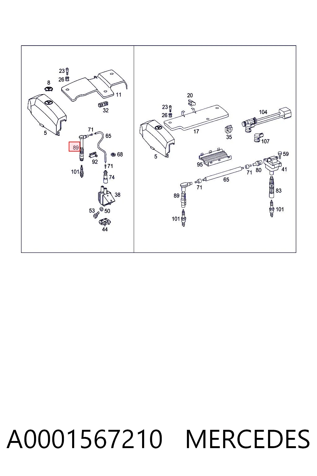 A0001567210 Mercedes