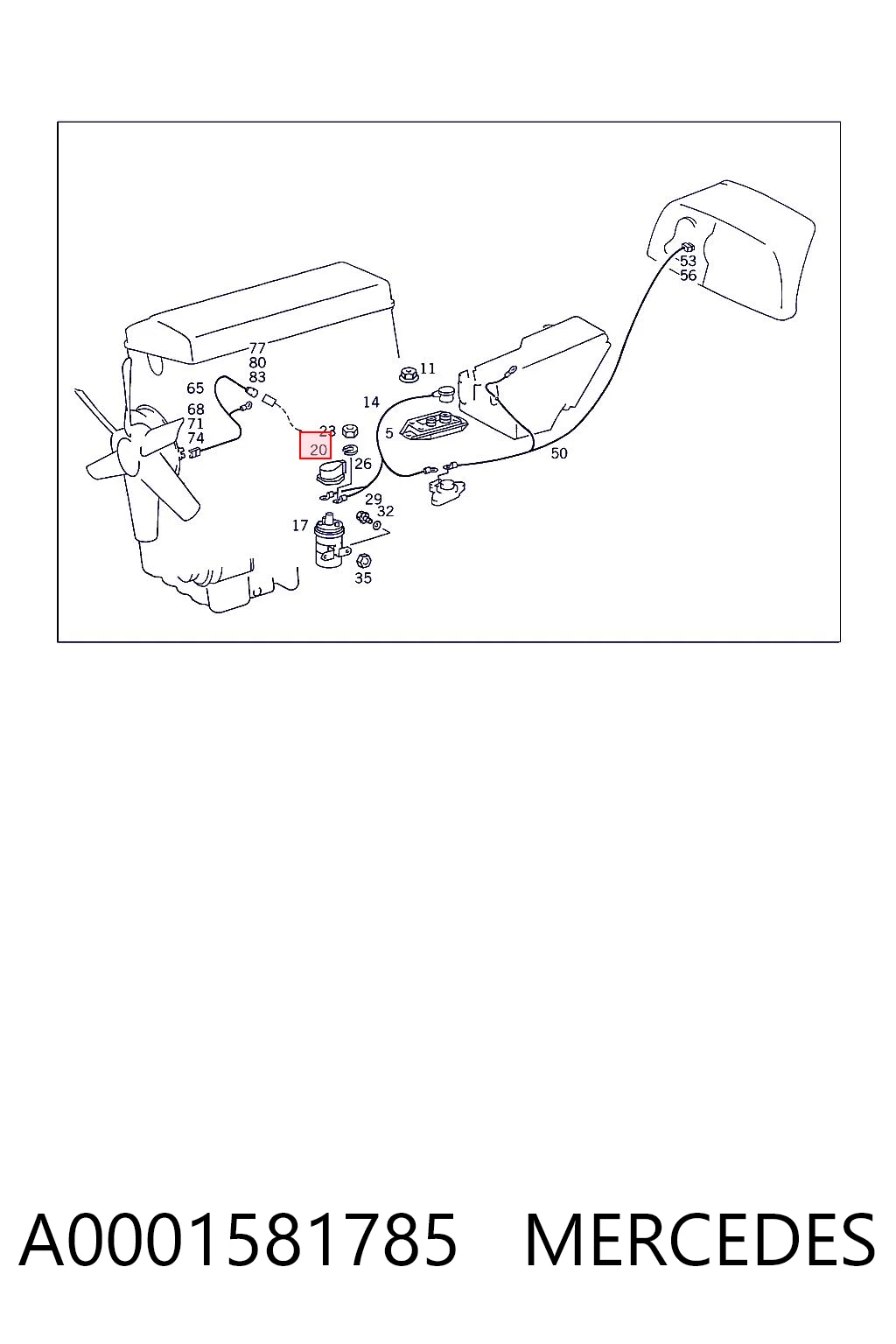 A0001581785 Mercedes